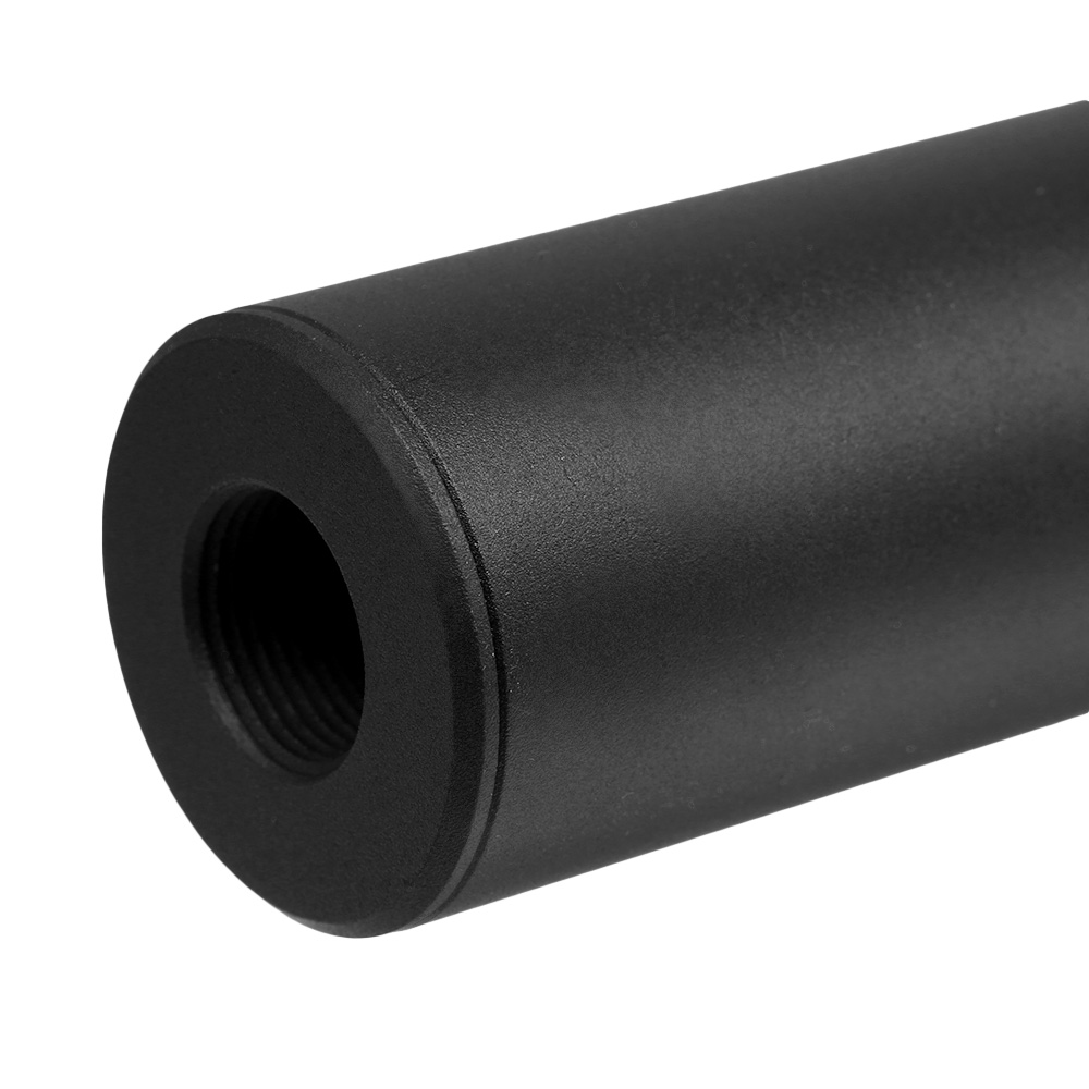 King Arms Light Weight Aluminium Silencer 200 x 30mm 14mm+ / 14mm- schwarz Bild 4