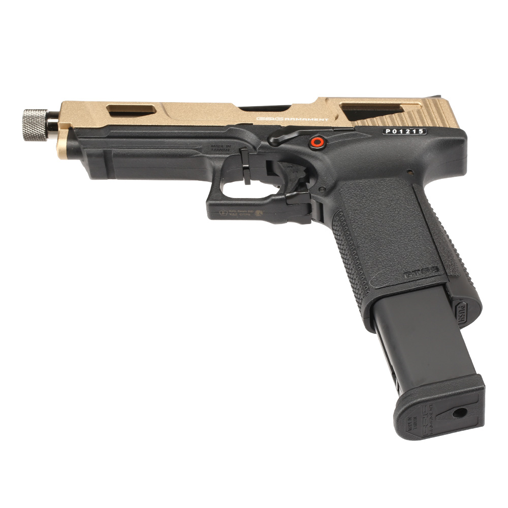 Versandrückläufer G&G GTP9 MS mit Metallschlitten GBB 6mm BB Desert Tan inkl. Pistolenkoffer Bild 4