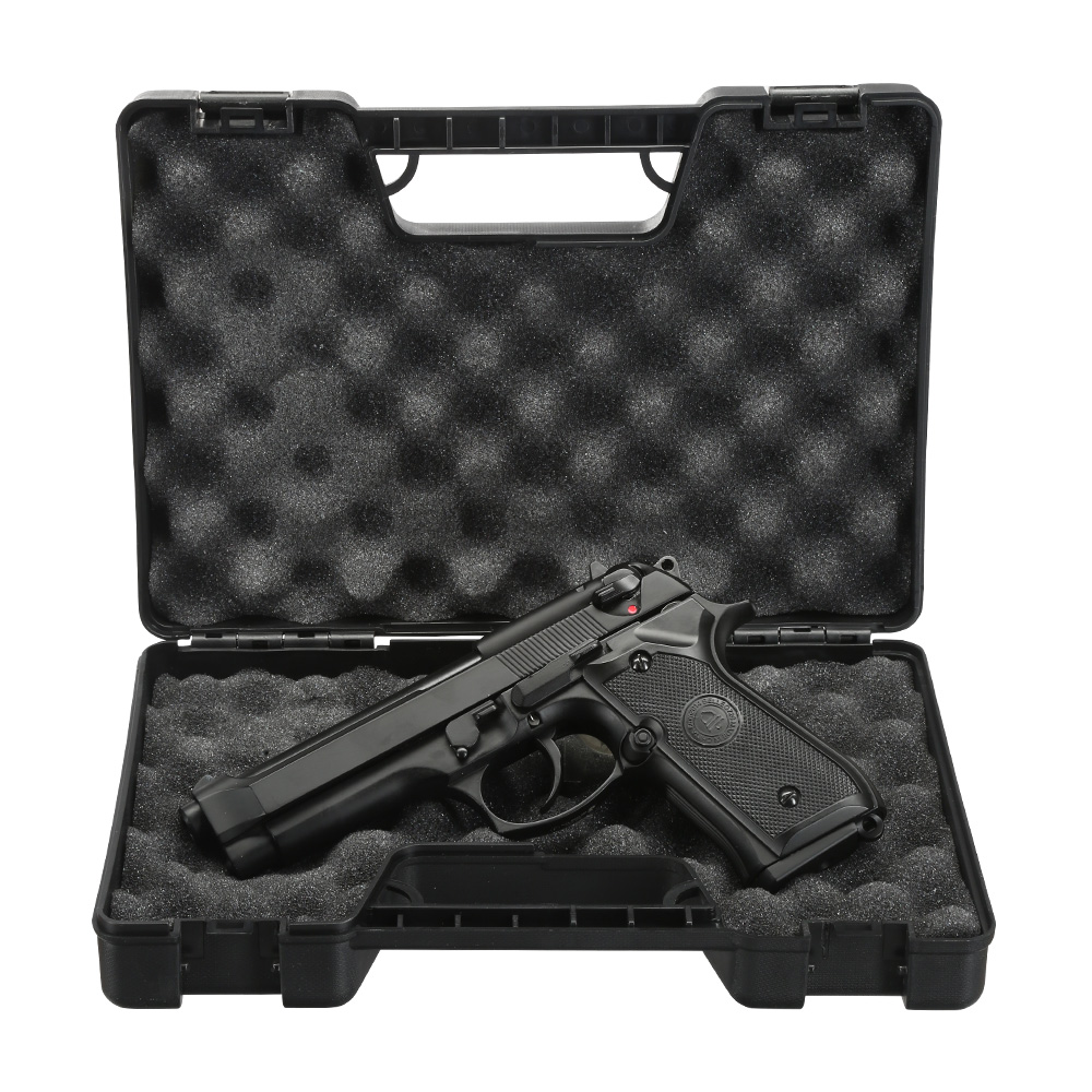 Double Bell M92 Vollmetall GBB 6mm BB schwarz inkl. Pistolenkoffer Bild 8