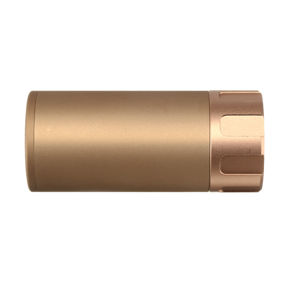 Nuprol Tracer Unit 88mm Silencer Aluminium Tracer Unit inkl. integriertem Akku 14mm- Tan Bild 2