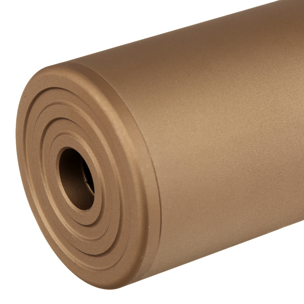 Nuprol Tracer Unit 88mm Silencer Aluminium Tracer Unit inkl. integriertem Akku 14mm- Tan Bild 4