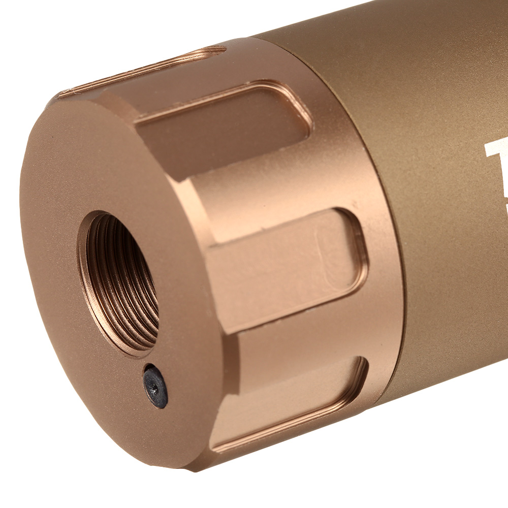 Nuprol Tracer Unit 88mm Silencer Aluminium Tracer Unit inkl. integriertem Akku 14mm- Tan Bild 5