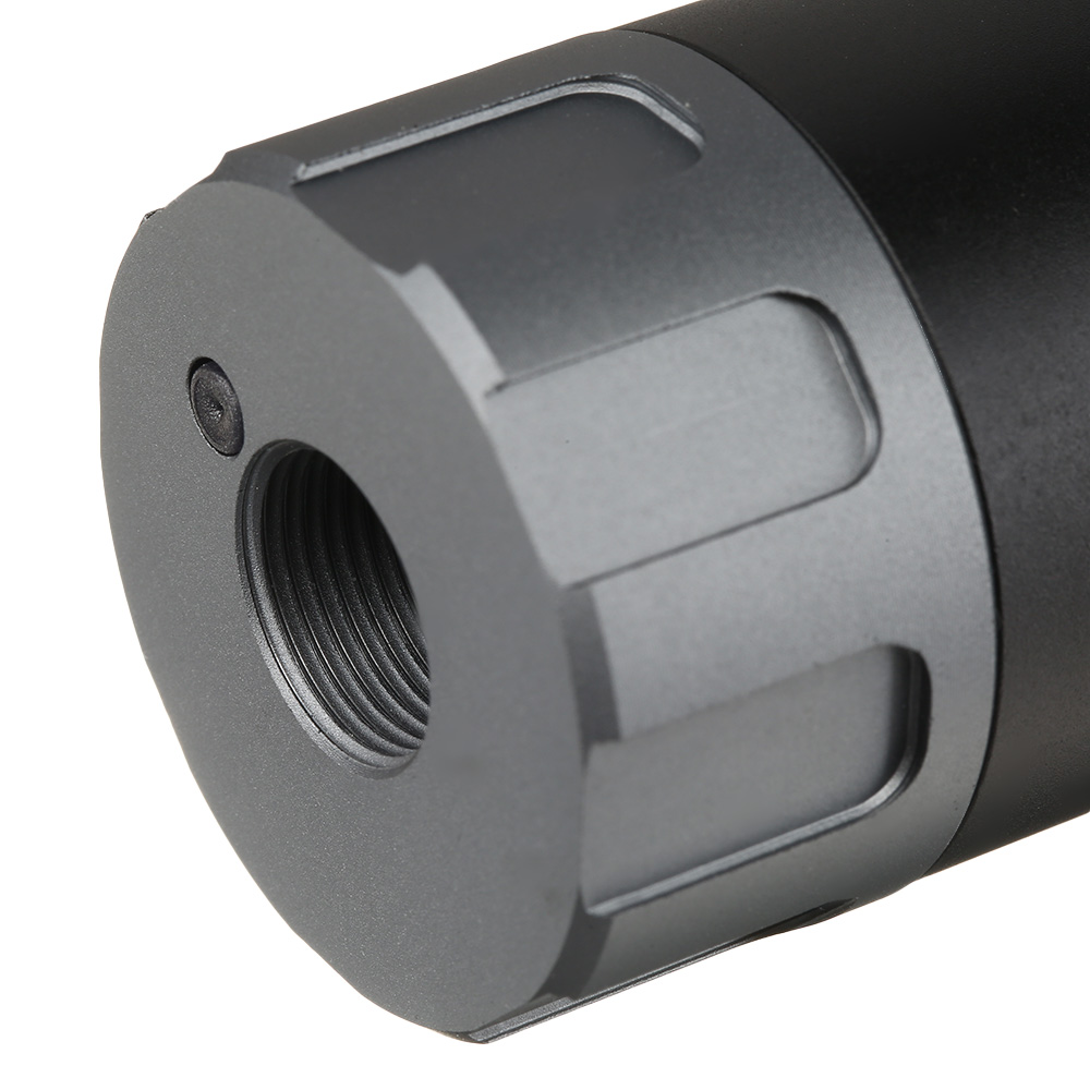 Nuprol Tracer Unit 88mm Silencer Aluminium Tracer Unit inkl. integriertem Akku 14mm- schwarz Bild 5
