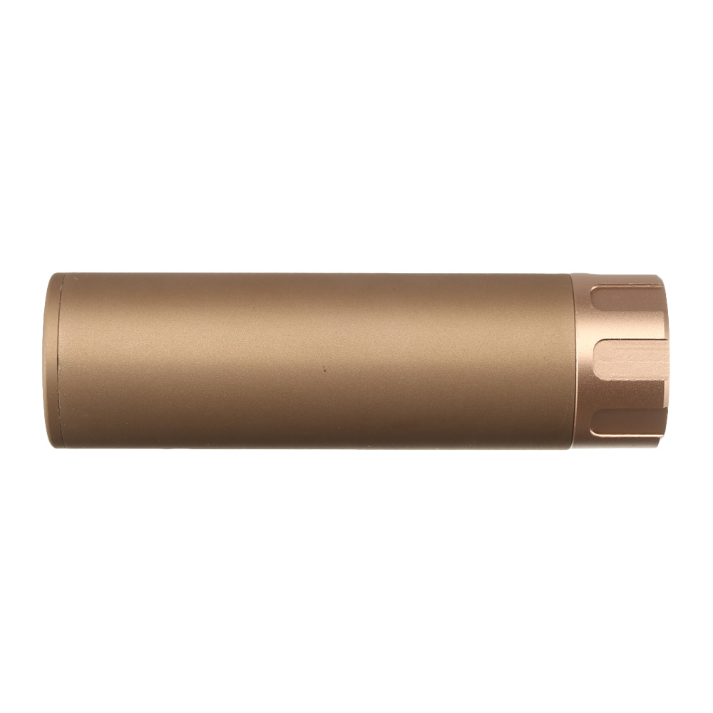 Nuprol Tracer Unit 132mm Silencer Aluminium Tracer Unit inkl. integriertem Akku 14mm- Tan Bild 2