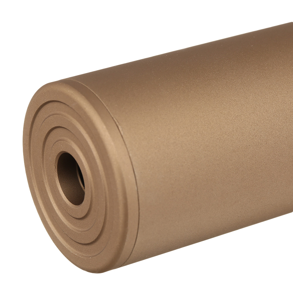Nuprol Tracer Unit 132mm Silencer Aluminium Tracer Unit inkl. integriertem Akku 14mm- Tan Bild 4