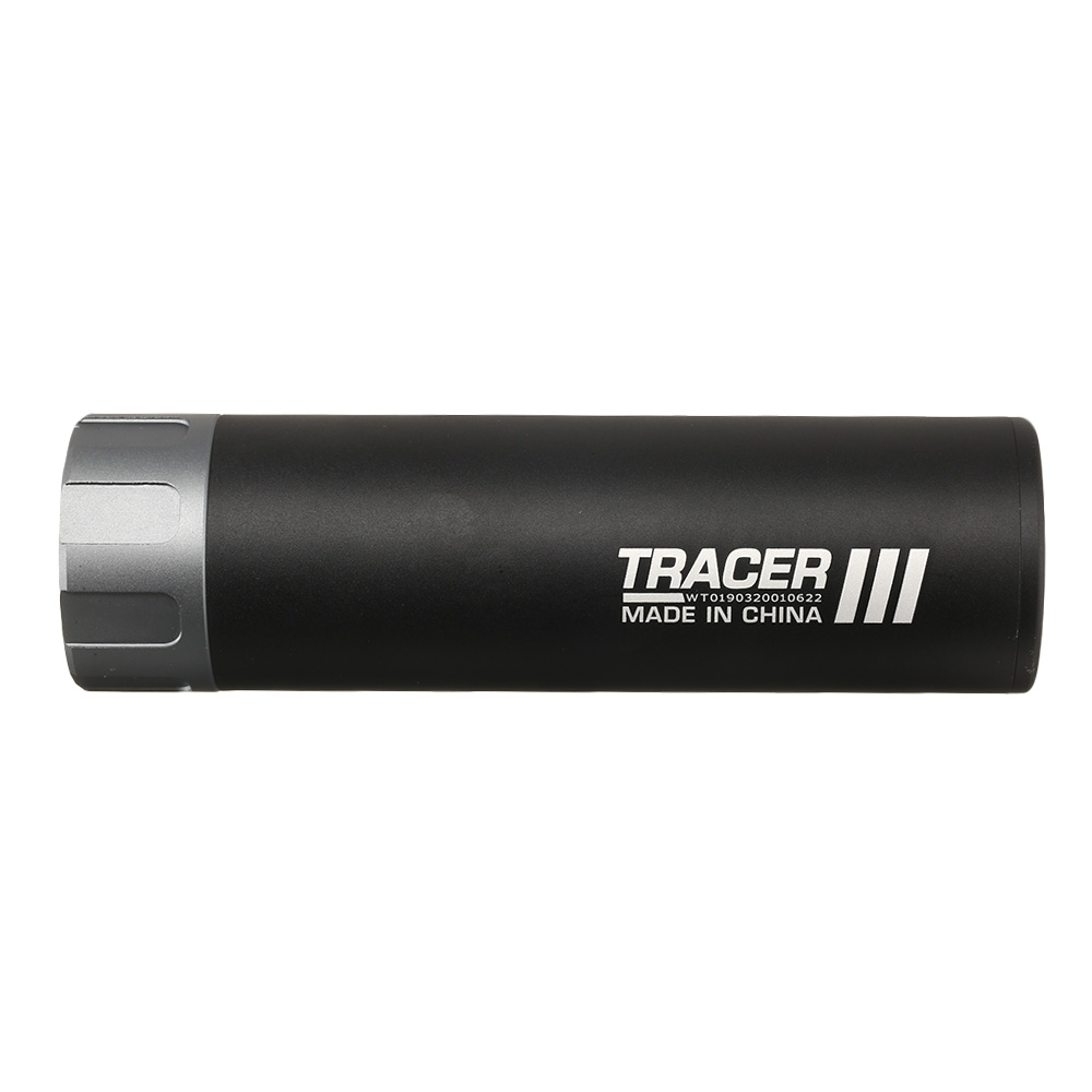 Nuprol Tracer Unit 132mm Silencer Aluminium Tracer Unit inkl. integriertem Akku 14mm- schwarz Bild 3