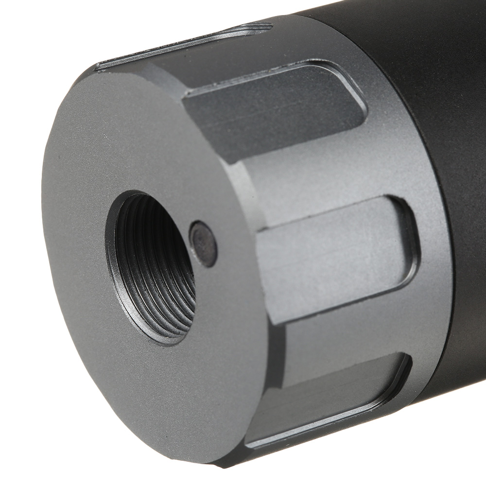 Nuprol Tracer Unit 132mm Silencer Aluminium Tracer Unit inkl. integriertem Akku 14mm- schwarz Bild 5