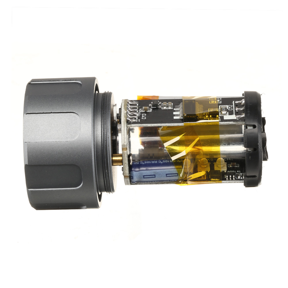 Nuprol Tracer Unit 132mm Silencer Aluminium Tracer Unit inkl. integriertem Akku 14mm- schwarz Bild 7