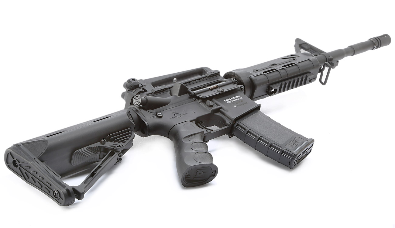 Versandrcklufer ASG Strike Systems MX18 Carbine Sportline Komplettset S-AEG 6mm BB schwarz Bild 5