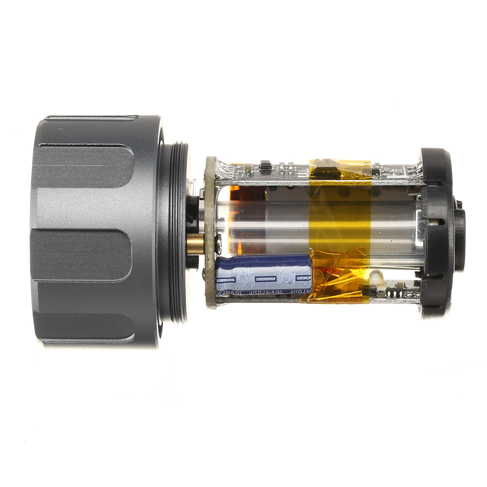 Nuprol Tracer Unit 158mm Silencer Aluminium Tracer Unit inkl. integriertem Akku 14mm- schwarz Bild 7