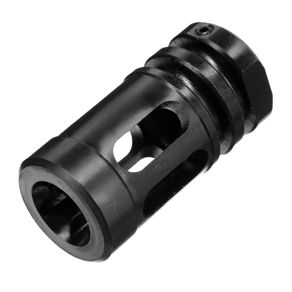 VFC / BCM Gunfighter MOD 0 CNC Stahl Flash-Hider schwarz 14mm-