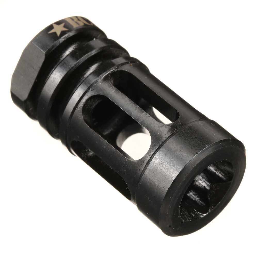 VFC / BCM Gunfighter MOD 0 CNC Stahl Flash-Hider schwarz 14mm- Bild 1