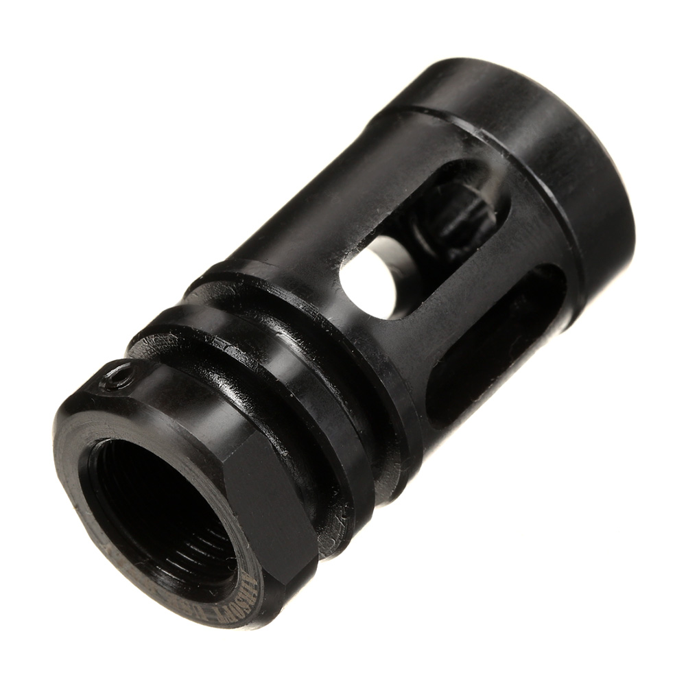 VFC / BCM Gunfighter MOD 0 CNC Stahl Flash-Hider schwarz 14mm- Bild 3