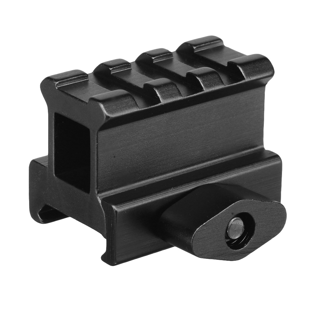 MET QD Scope-Riser 3 Slots / 40 mm mit 25 mm Erhöhung f. 20 - 22 mm Schienen schwarz