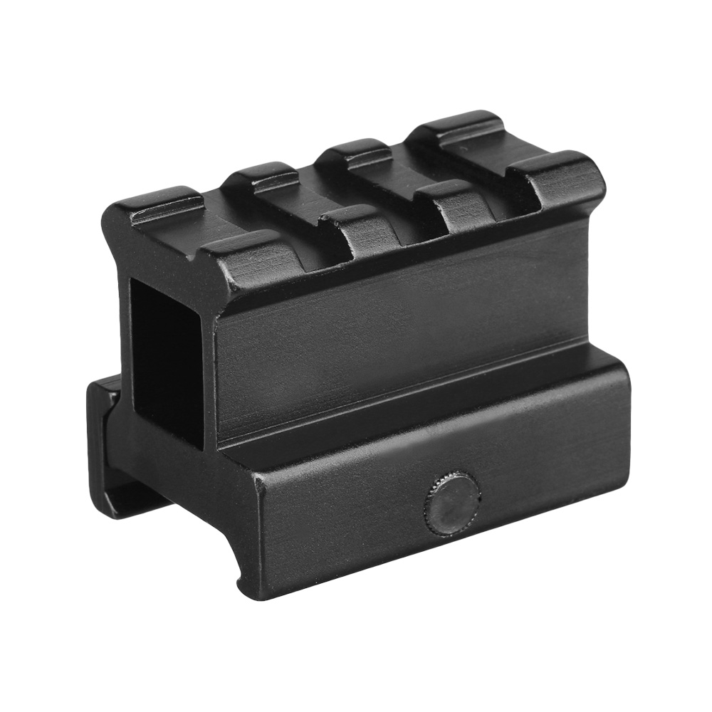 MET QD Scope-Riser 3 Slots / 40 mm mit 25 mm Erhöhung f. 20 - 22 mm Schienen schwarz Bild 1