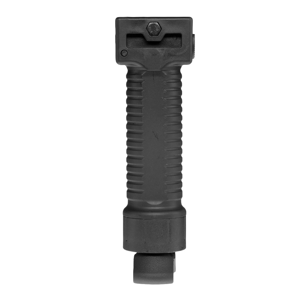 Double Bell Bipod Frontgriff mit integriertem Zweibein f. 20 - 22mm Schienen schwarz Bild 1