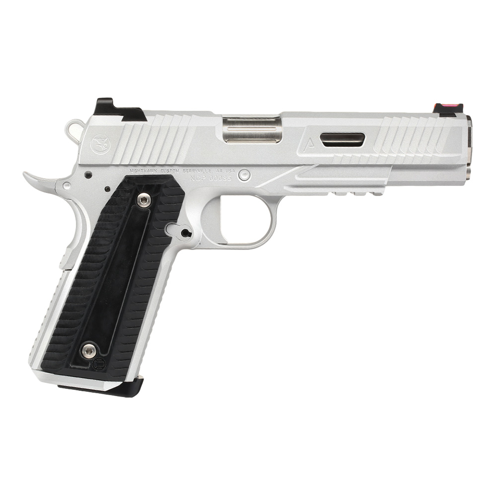 RWA Nighthawk Custom Agency Arms Agent 2 CNC-Vollmetall GBB 6mm BB Cerakote silber Bild 3