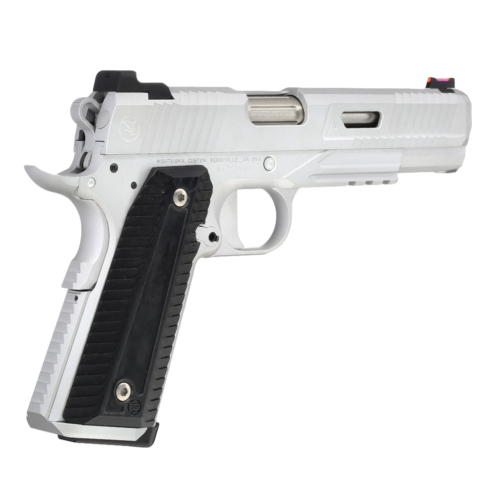 RWA Nighthawk Custom Agency Arms Agent 2 CNC-Vollmetall GBB 6mm BB Cerakote silber Bild 4