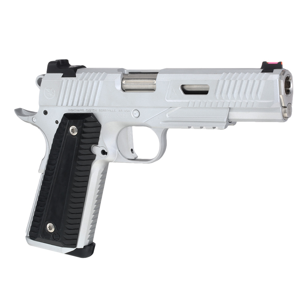 RWA Nighthawk Custom Agency Arms Agent 2 CNC-Vollmetall GBB 6mm BB Cerakote silber Bild 7