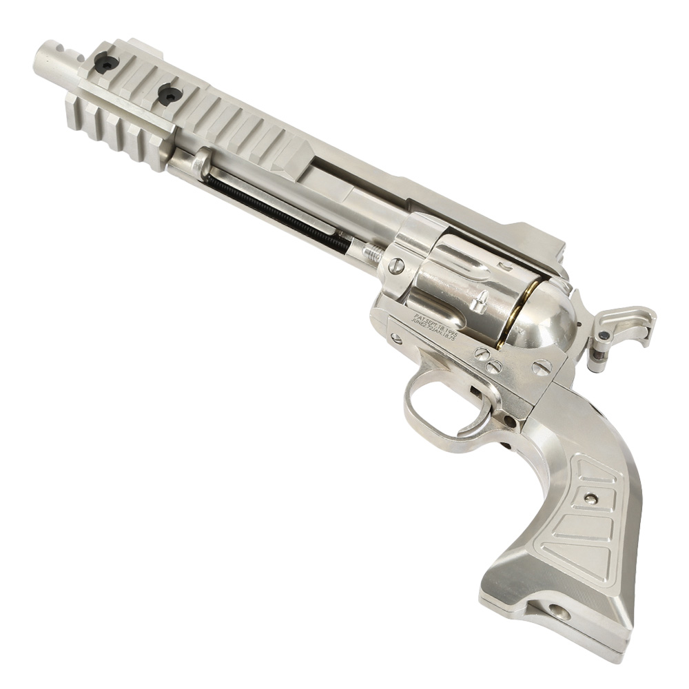 Ersatzteilset King Arms SAA .45 Devil Killer Custom 6 Zoll Revolver Gas 6mm BB Silber-Chrome Version Bild 4