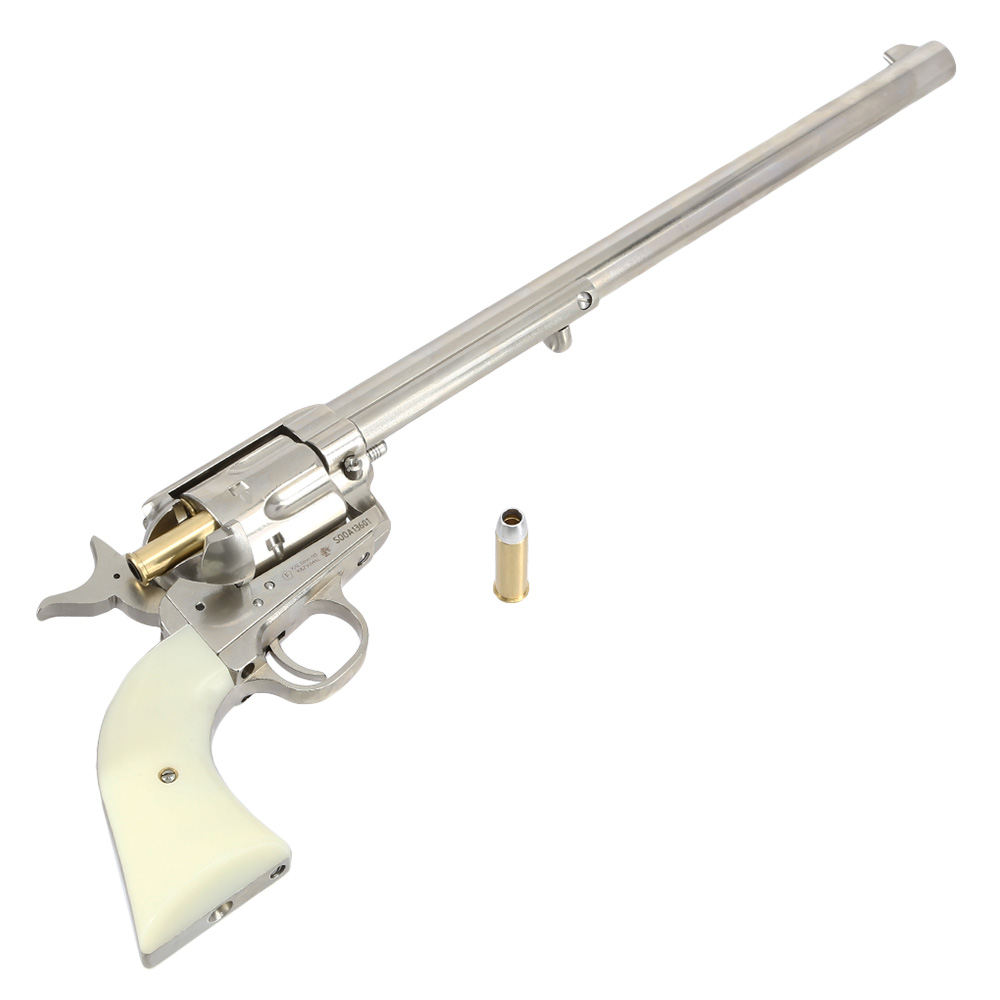 Ersatzteilset King Arms SAA .45 Peacemaker 11 Zoll Revolver Gas 6mm BB silber-chrome Finish Bild 5