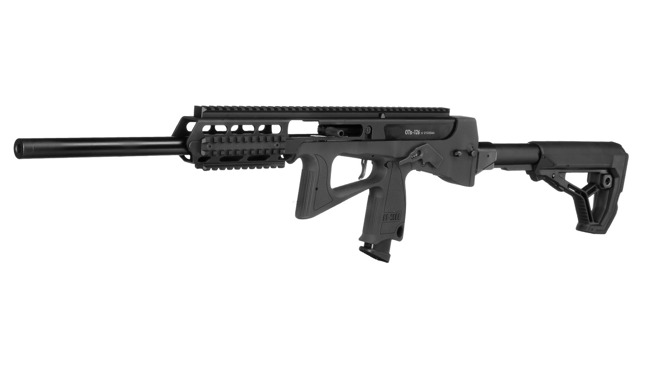 Modify OTs-126 PP-2K Carbine Polymer GBB 6mm BB schwarz