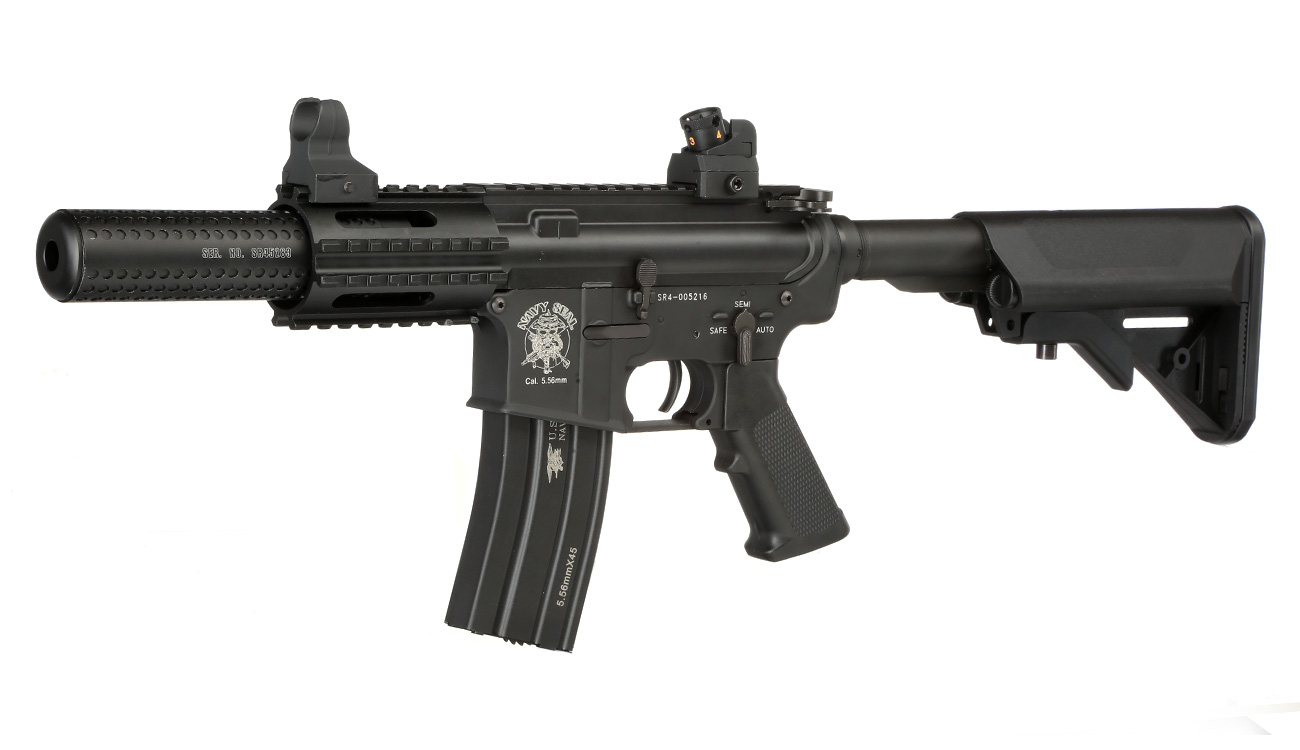 SRC M4 Micro SD Vollmetall Ace-Line GEN3 S-AEG 6mm BB schwarz