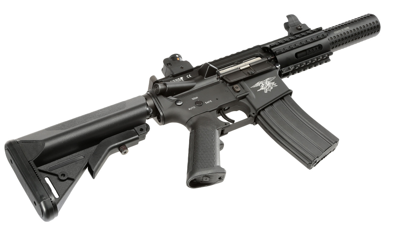SRC M4 Micro SD Vollmetall Ace-Line GEN3 S-AEG 6mm BB schwarz Bild 1
