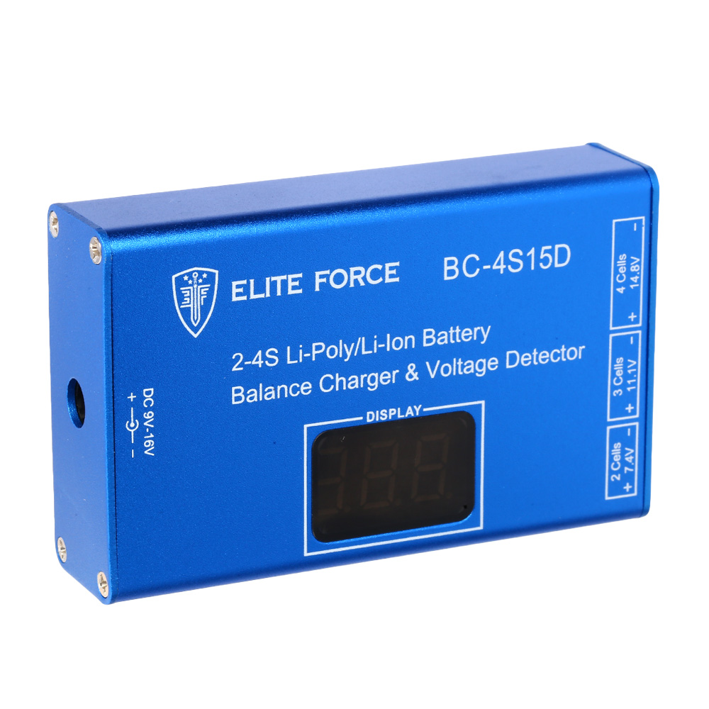 Elite Force Compact LiPo Charger Ladegert f. LiPo / Li-Ion 2-4 1,5A 25W 12V / 230V Bild 2