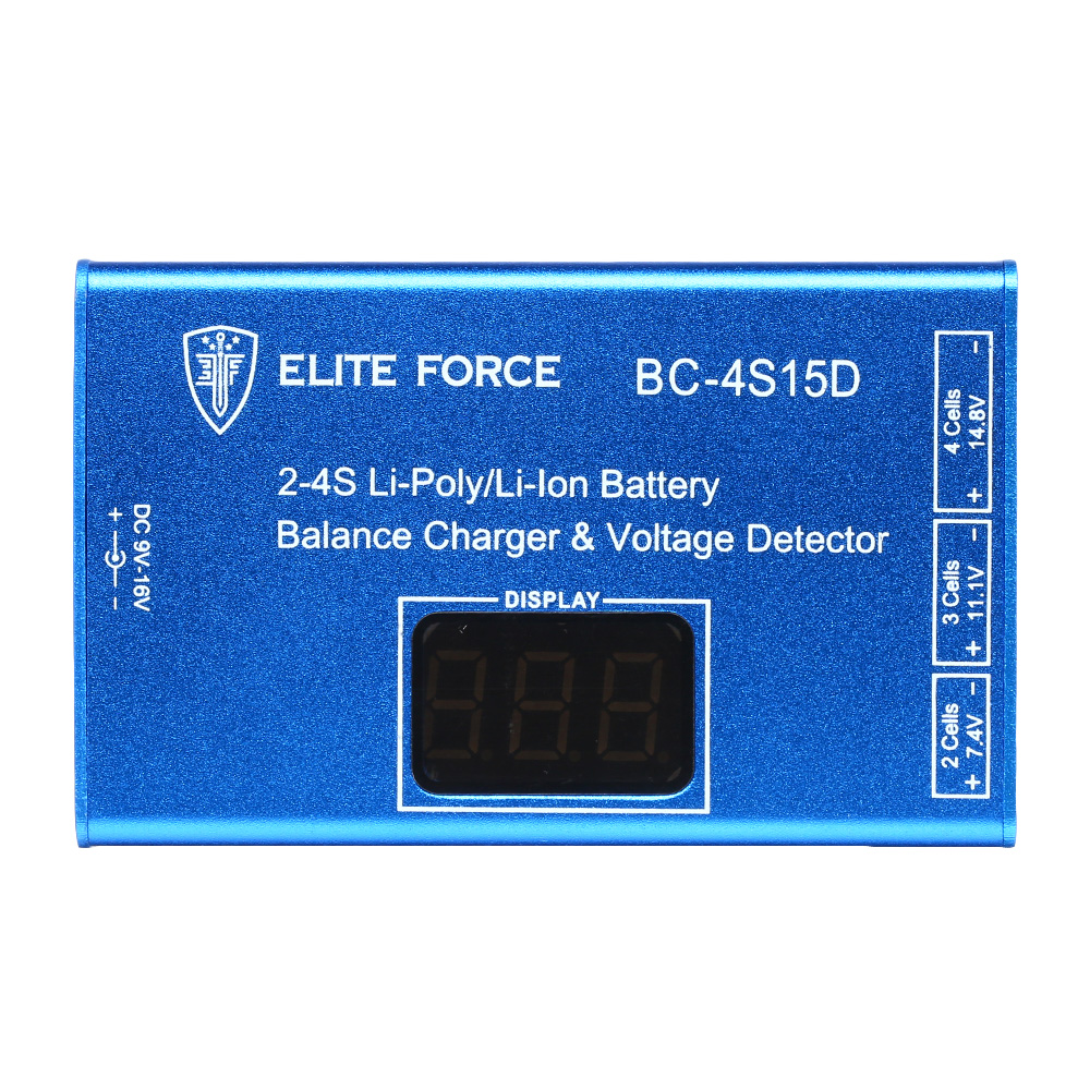 Elite Force Compact LiPo Charger Ladegert f. LiPo / Li-Ion 2-4 1,5A 25W 12V / 230V Bild 3