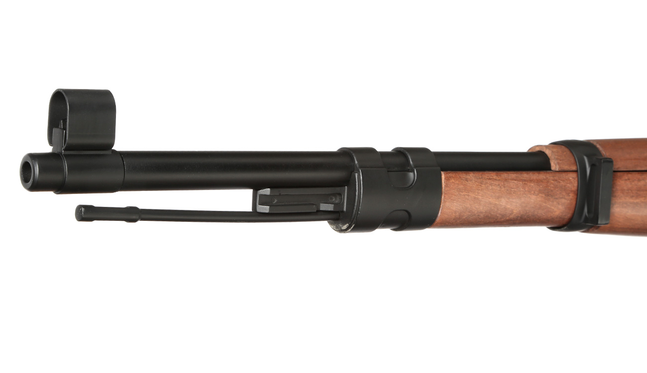 Double Bell Airsoft Karabiner 98K Bolt-Action Springer Gewehr mit Hlsenauswurf 6mm BB Echtholz-Version Bild 6