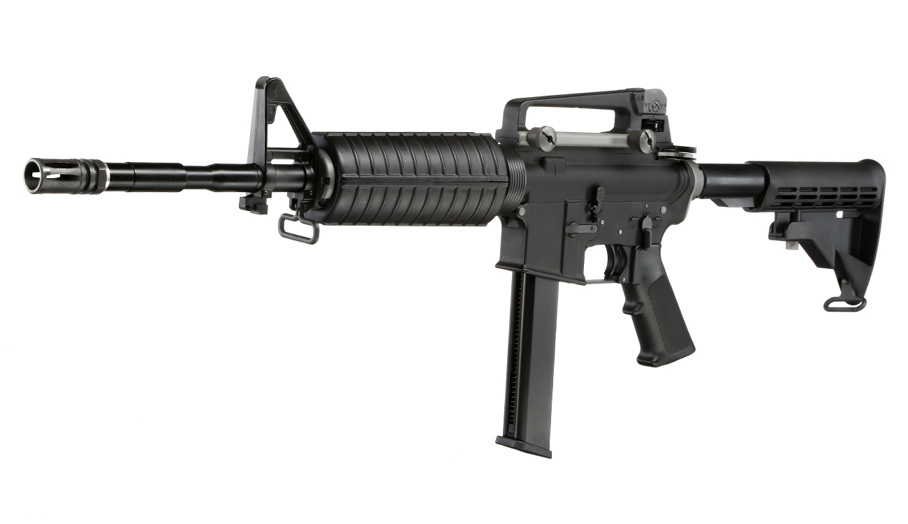 Wei-ETech M4A1 PCC Carbine Vollmetall AWSS OB GBB 6mm BB schwarz