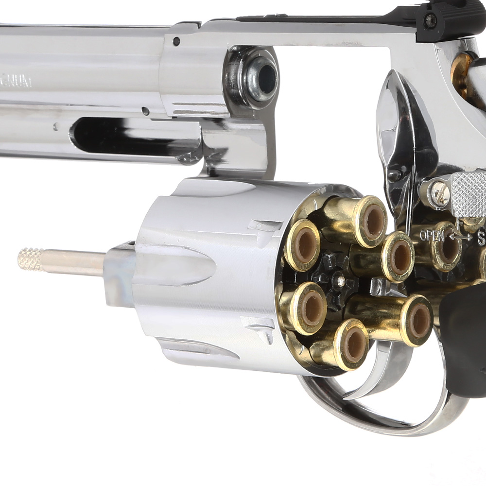 Smith & Wesson 629 Classic 5 Zoll Vollmetall CO2 Revolver 6mm BB Chrome-Finish Bild 5