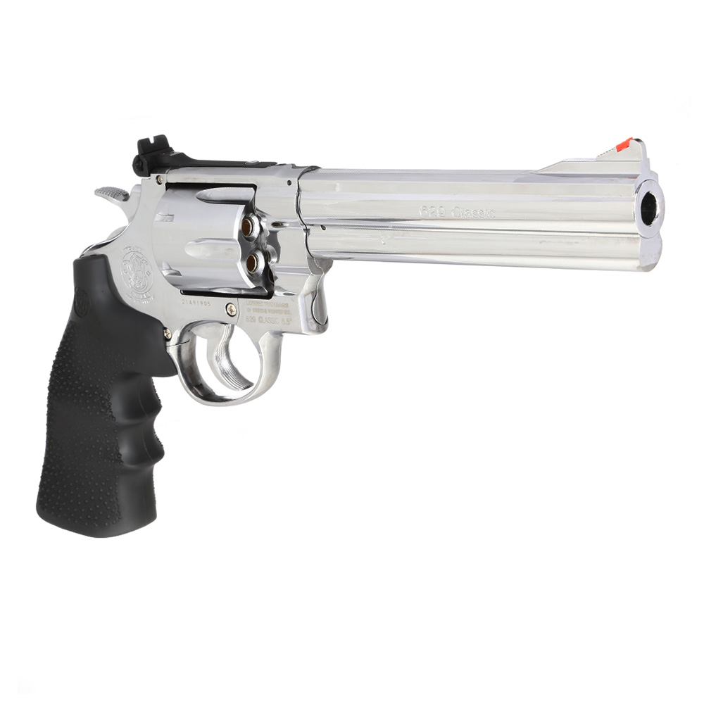 Smith & Wesson 629 Classic 6,5 Zoll Vollmetall CO2 Revolver 6mm BB Chrome-Finish Bild 8