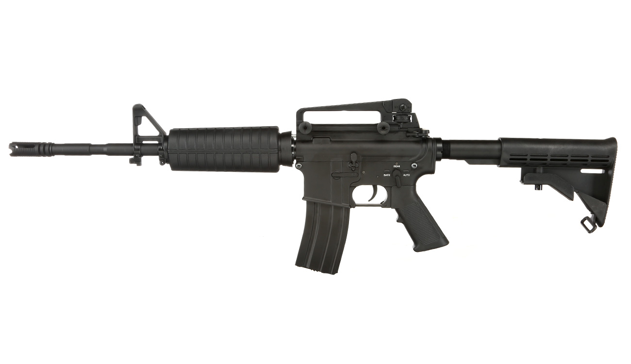 Double Bell M4A1 Carbine Professional Line Vollmetall AEG 6mm BB schwarz Bild 1