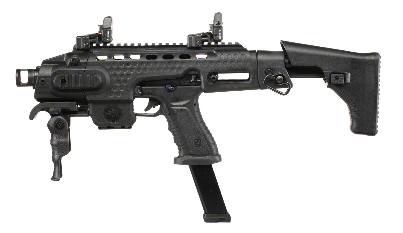 APS Black Hornet Plus Caribe Carbine Complete Pistol Kit CO2 BlowBack 6mm BB schwarz Bild 1
