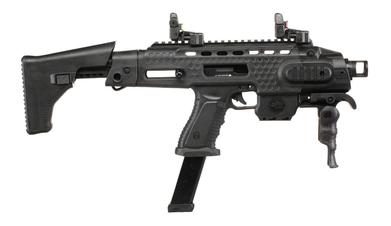 APS Black Hornet Plus Caribe Carbine Complete Pistol Kit CO2 BlowBack 6mm BB schwarz Bild 2