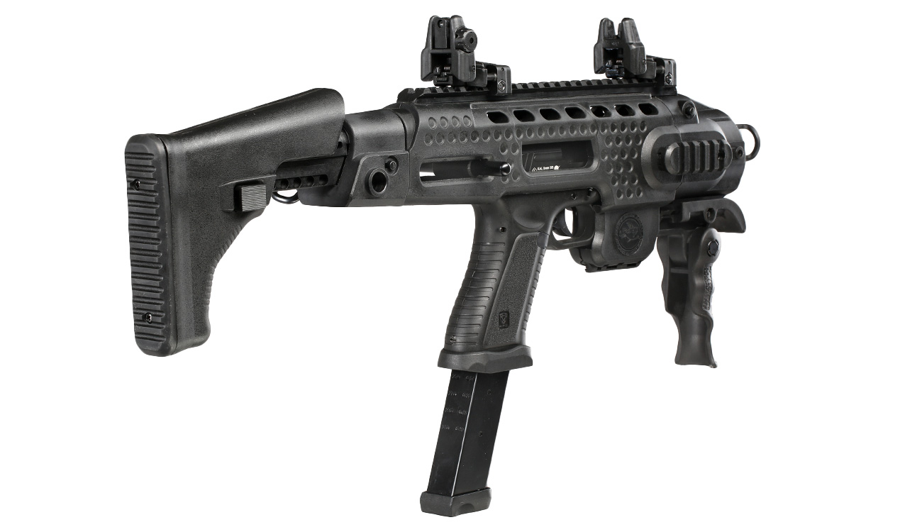 APS Black Hornet Plus Caribe Carbine Complete Pistol Kit CO2 BlowBack 6mm BB schwarz Bild 3