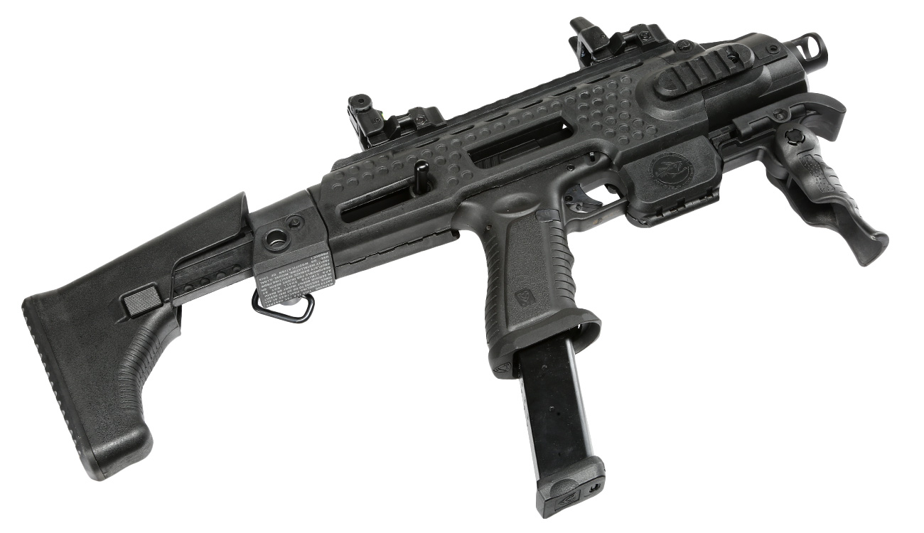APS Black Hornet Plus Caribe Carbine Complete Pistol Kit CO2 BlowBack 6mm BB schwarz Bild 5