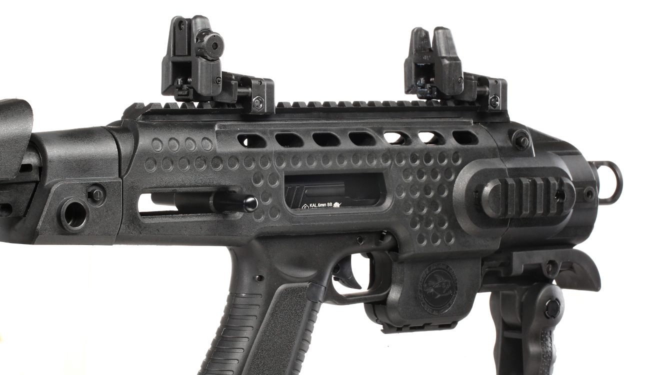 APS Black Hornet Plus Caribe Carbine Complete Pistol Kit CO2 BlowBack 6mm BB schwarz Bild 8