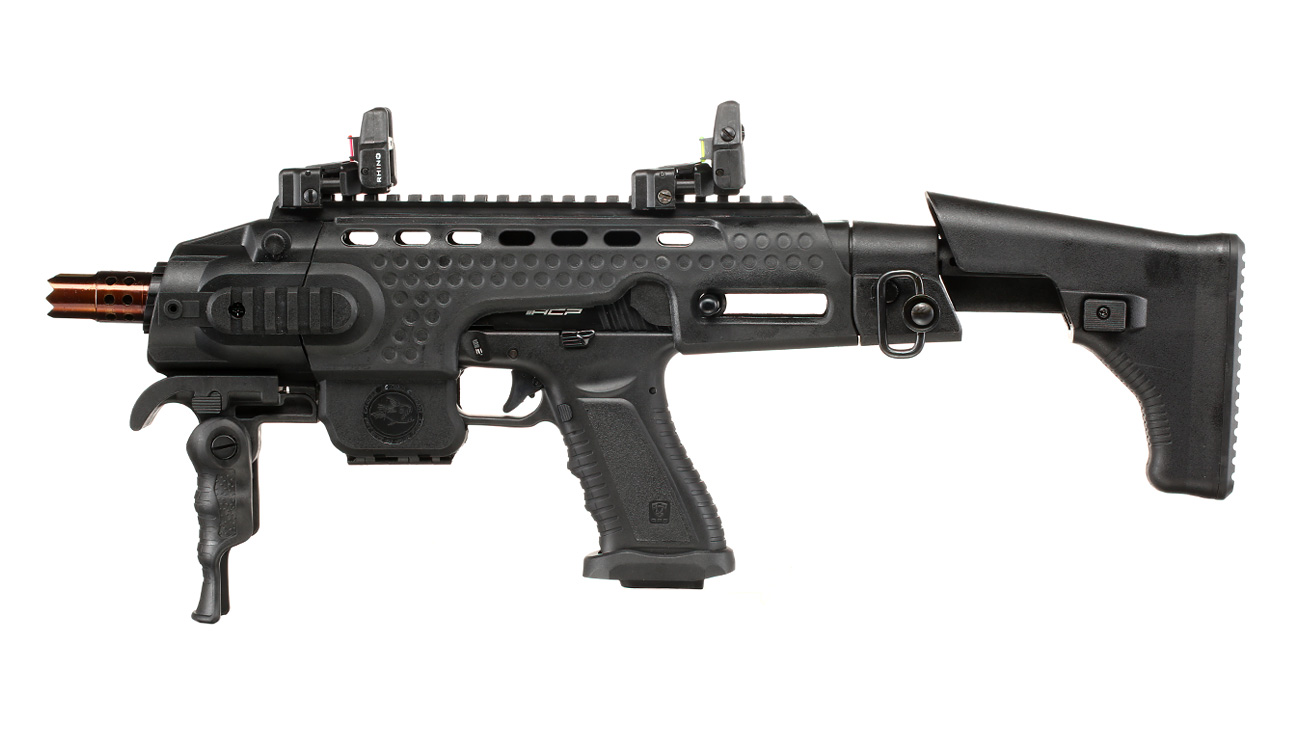 APS Caribe Carbine Complete Pistol Kit CO2 BlowBack 6mm BB schwarz Bild 1