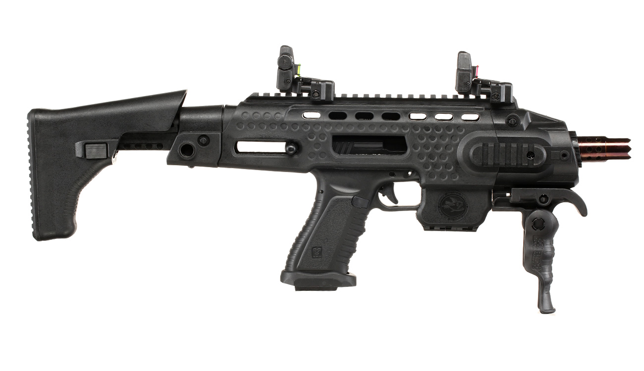 APS Caribe Carbine Complete Pistol Kit CO2 BlowBack 6mm BB schwarz Bild 2