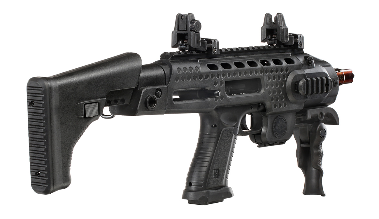 APS Caribe Carbine Complete Pistol Kit CO2 BlowBack 6mm BB schwarz Bild 3