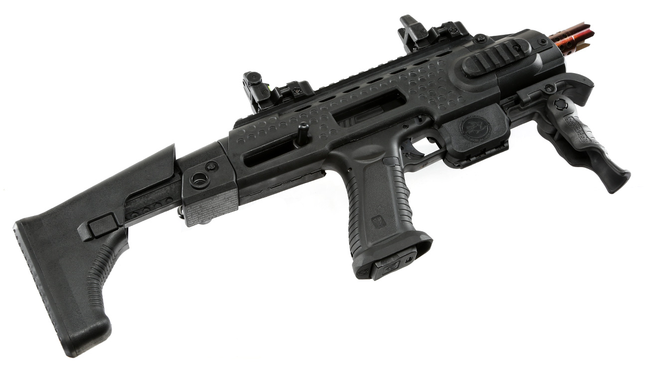 APS Caribe Carbine Complete Pistol Kit CO2 BlowBack 6mm BB schwarz Bild 5