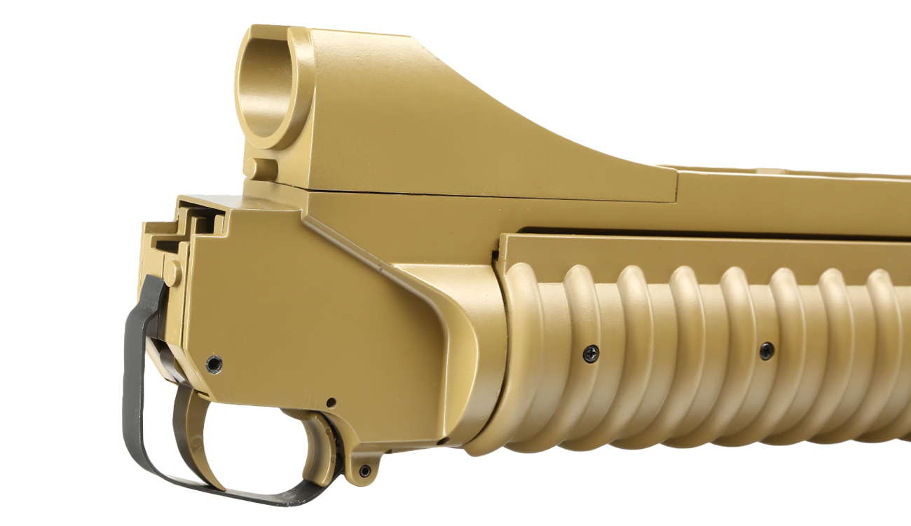 Double Bell M203 40mm Granatwerfer Vollmetall (3in1) Desert Tan - Short Version Bild 9