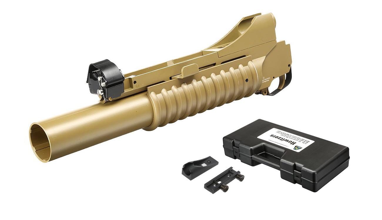 Double Bell M203 40mm Granatwerfer Vollmetall (3in1) Desert Tan - Long Version