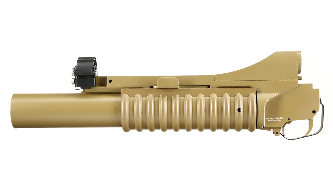 Double Bell M203 40mm Granatwerfer Vollmetall (3in1) Desert Tan - Long Version Bild 1