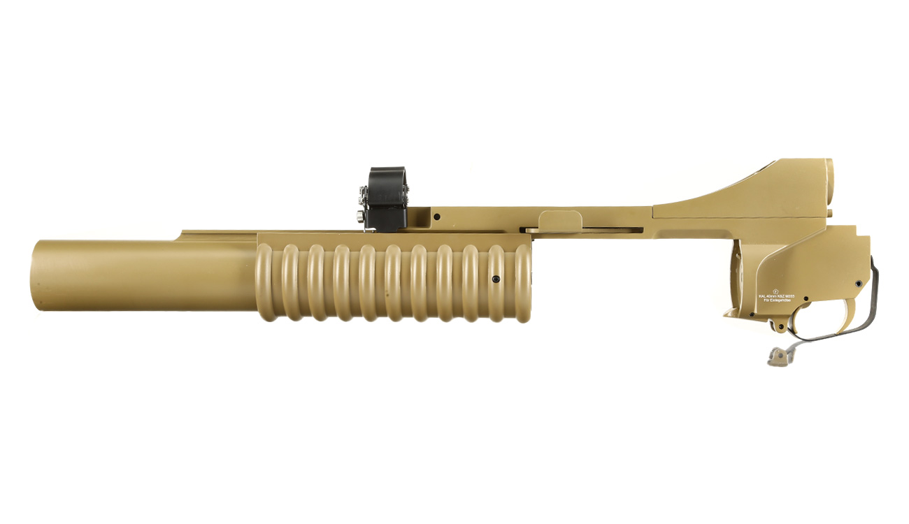 Double Bell M203 40mm Granatwerfer Vollmetall (3in1) Desert Tan - Long Version Bild 5