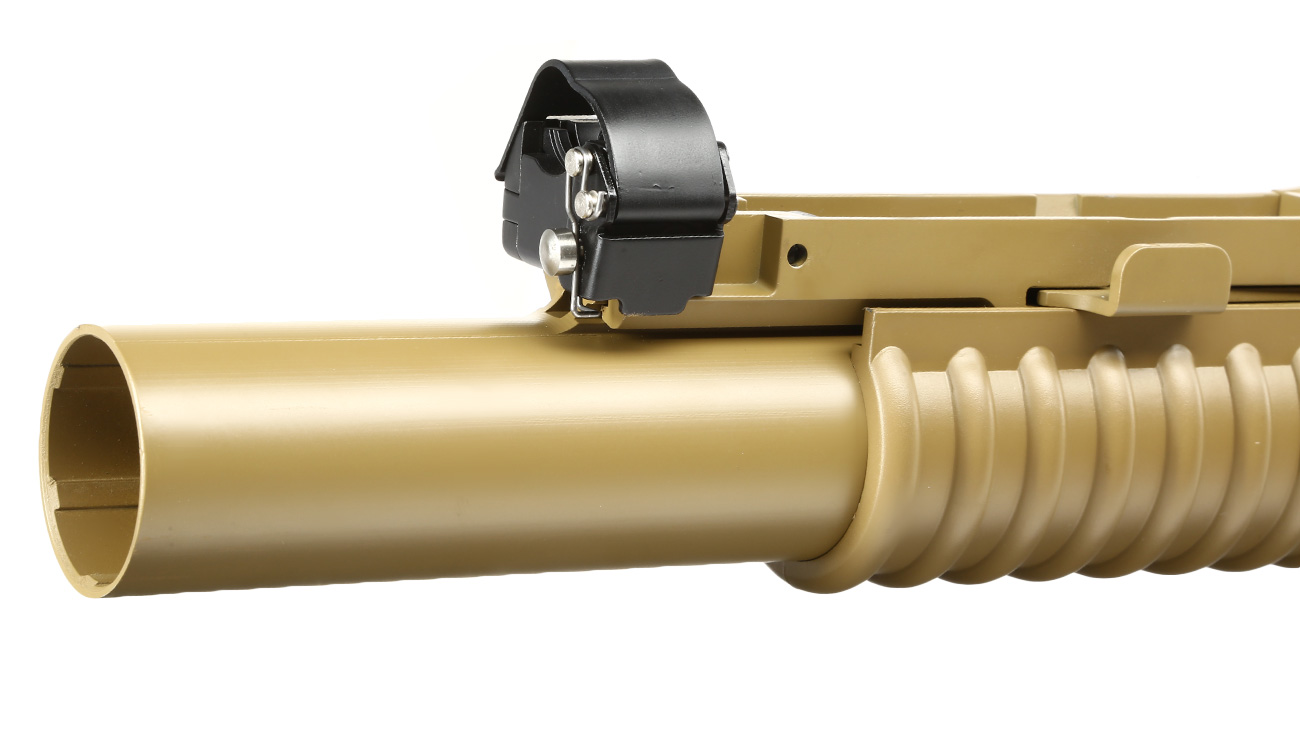 Double Bell M203 40mm Granatwerfer Vollmetall (3in1) Desert Tan - Long Version Bild 8