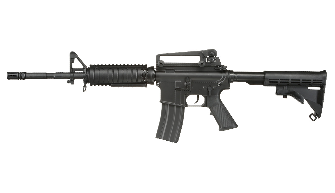 Double Bell M4A1 RIS Carbine Super Sportline AEG 6mm BB schwarz Bild 1